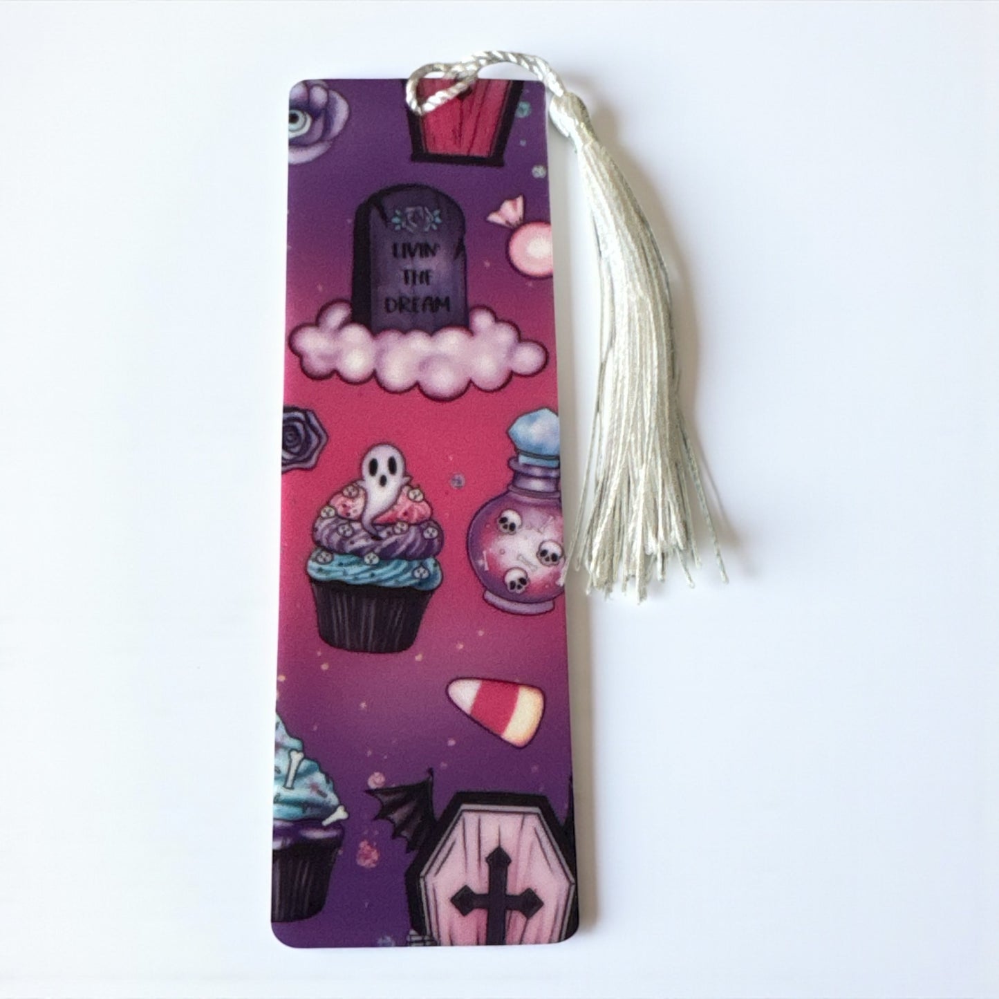 Spooky acrylic bookmark