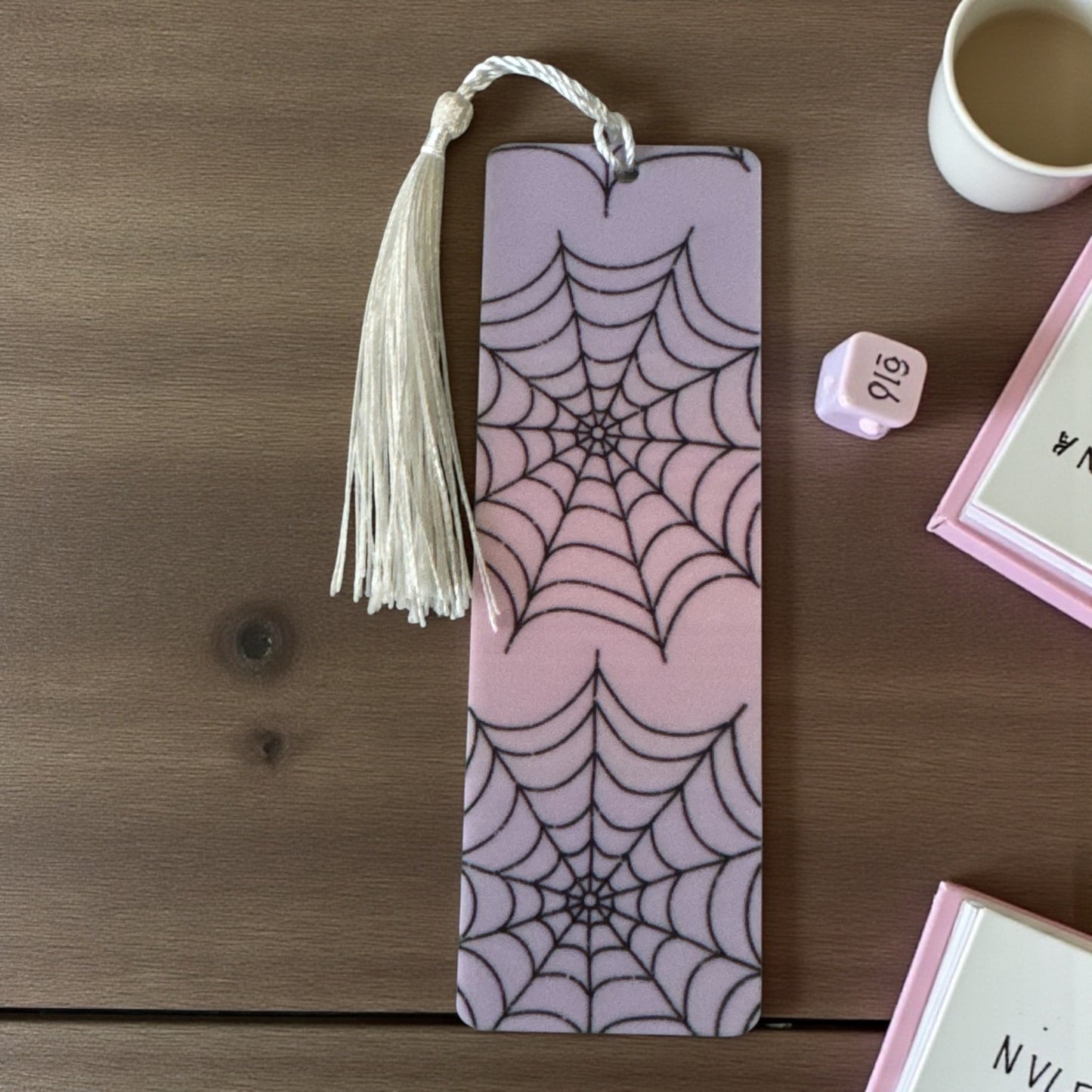 Web acrylic bookmark