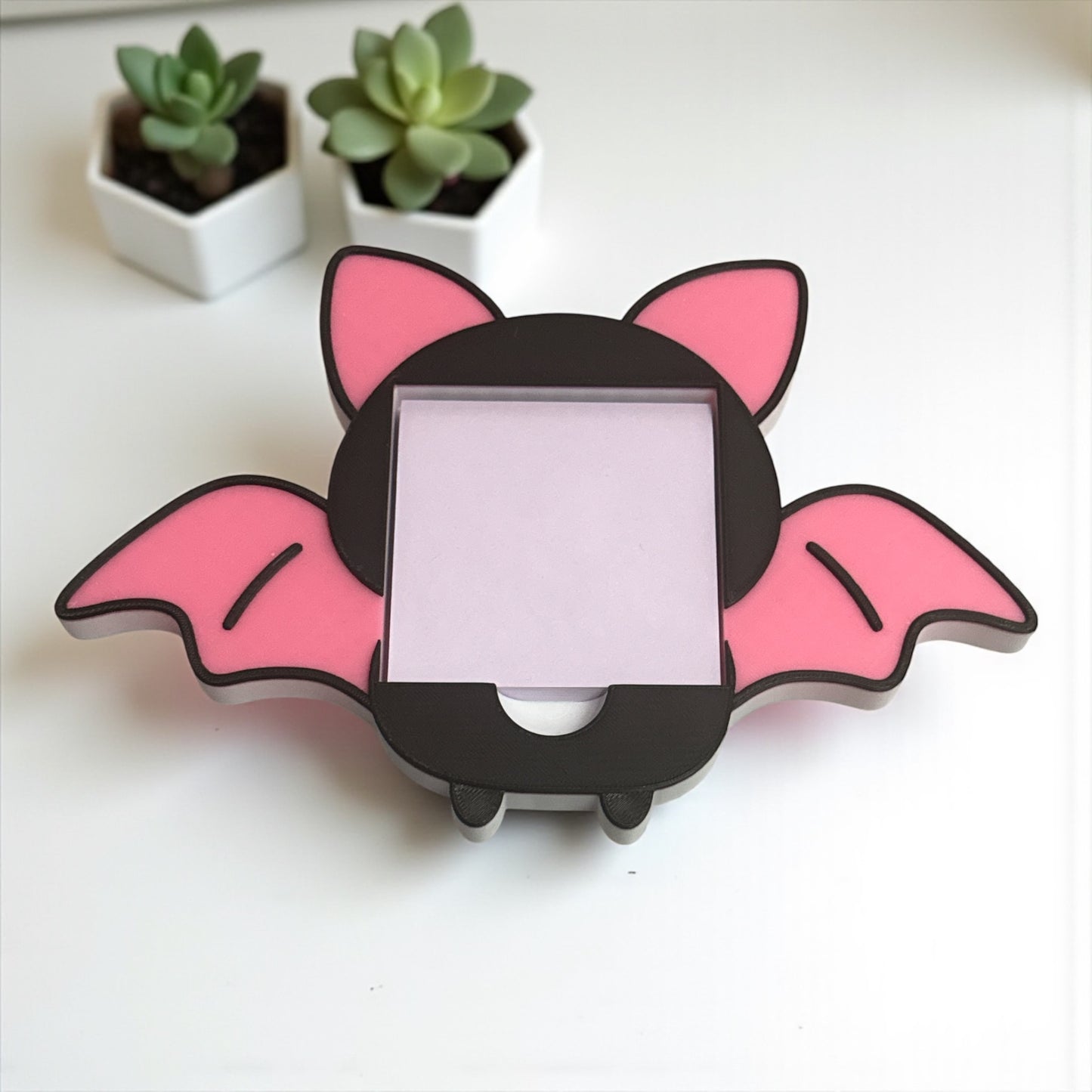 Bat 3D printed sticky note holder