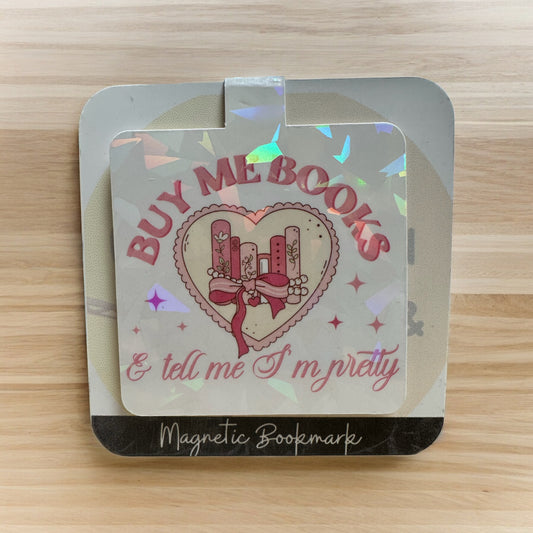 Buy me books Holographic Magnetic Bookmark