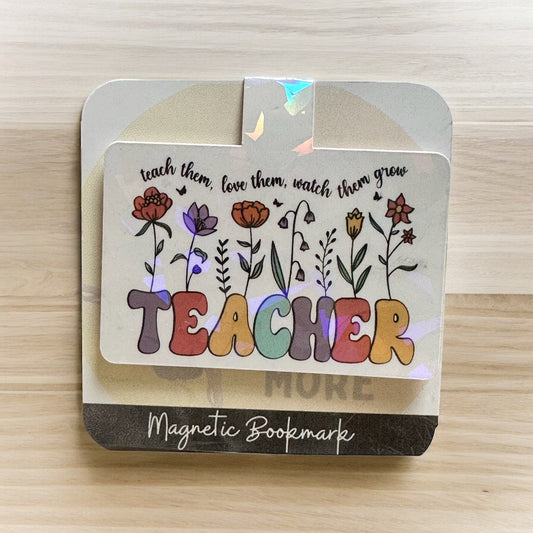 Teacher Holographic Magnetic Bookmark